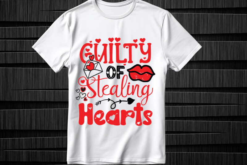 Guilty of Stealing Hearts SVG design,Guilty of Stealing Hearts SVG cut file, Valentines svg bundle design, Valentines Day Svg design, Happy