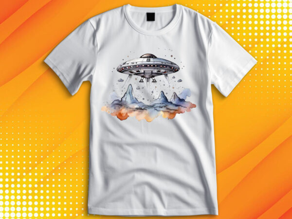 Alien spaceship t-shirt