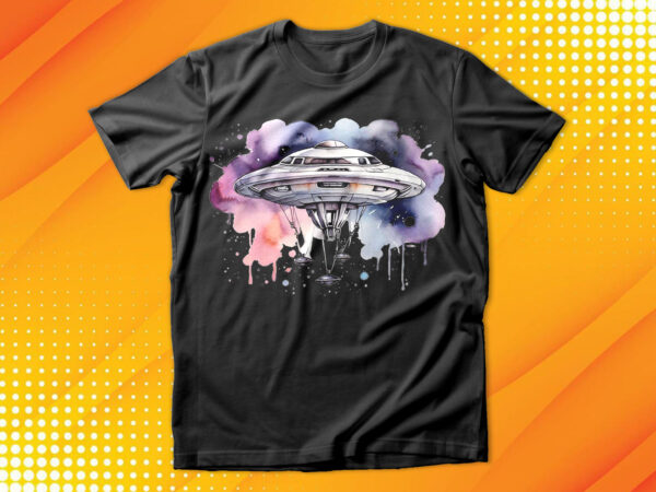 Alien spaceship t-shirt