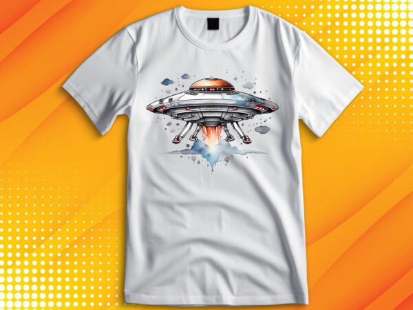 Alien spaceship t-shirt