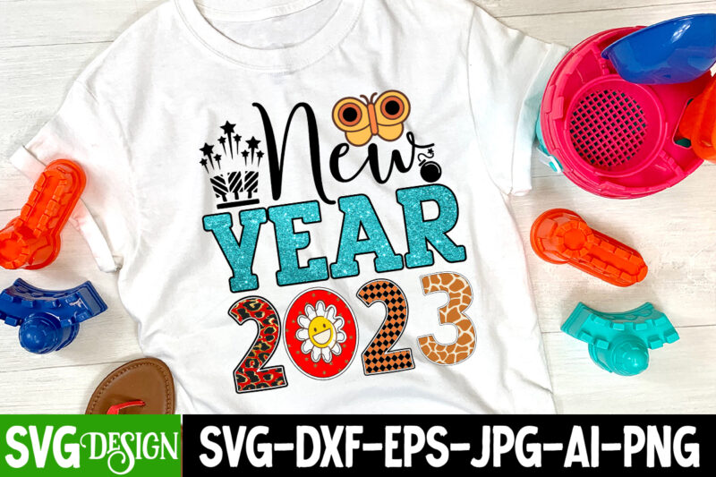 New Year 2024 T-Shirt Design Mega Bundle,New Year T-Shirt Design, New Year 2024 SVG Bundle | Happy New Year 2024 | New Year Sublimation