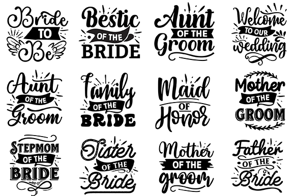 Wedding SVG Bundle, Marriage Svg, Bride Quotes, Groom Saying, Wedding SVG Design, Groom svg, Bridal Party svg, Wedding svg, Wedding Quotes