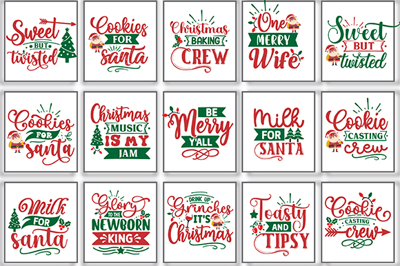 Christmas Bundle, Christmas SVG Bundle, Christmas Saying Svg, Christmas Clip Art, Cricut, Silhouette Cut File, Funny Christmas SVG Bundle