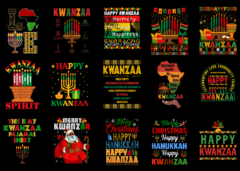 15 Kwanzaa Shirt Designs Bundle For Commercial Use Part 2, Kwanzaa T-shirt, Kwanzaa png file, Kwanzaa digital file, Kwanzaa gift, Kwanzaa do