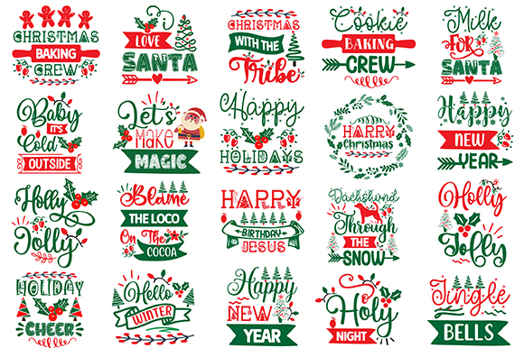 Christmas bundle, christmas svg bundle, christmas saying svg, christmas clip art, cricut, silhouette cut file, funny christmas svg bundle