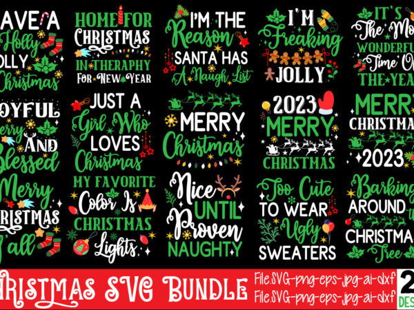 Christmas T-Shirt Bundle , 20 Designs ,On sell Designs, Big Sell