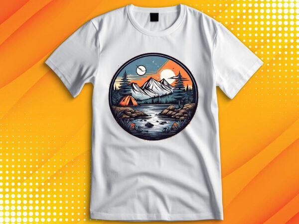 Mountain river t-shirt