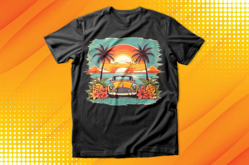 Summer Sunset Beach T-Shirt