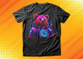 Neon Bear T-Shirt