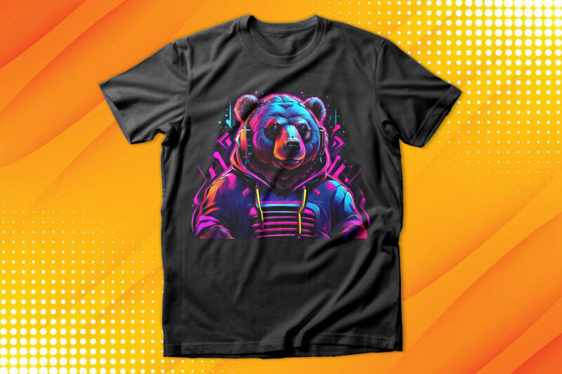 Neon Bear T-Shirt