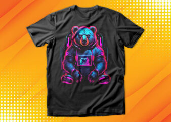 Neon Bear T-Shirt