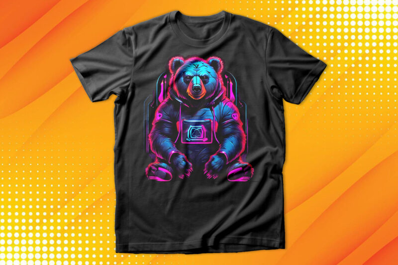 Neon Bear T-Shirt