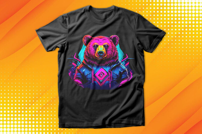 Neon Bear T-Shirt