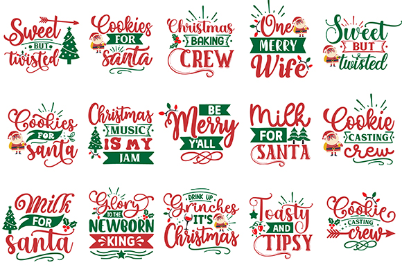 Christmas Bundle, Christmas SVG Bundle, Christmas Saying Svg, Christmas Clip Art, Cricut, Silhouette Cut File, Funny Christmas SVG Bundle