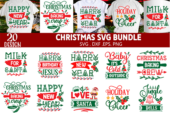 Christmas Bundle, Christmas SVG Bundle, Christmas Saying Svg, Christmas Clip Art, Cricut, Silhouette Cut File, Funny Christmas SVG Bundle