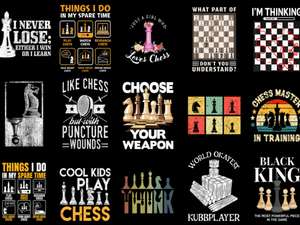 15 chess shirt designs bundle for commercial use part 3, chess t-shirt, chess png file, chess digital file, chess gift, chess download, ches