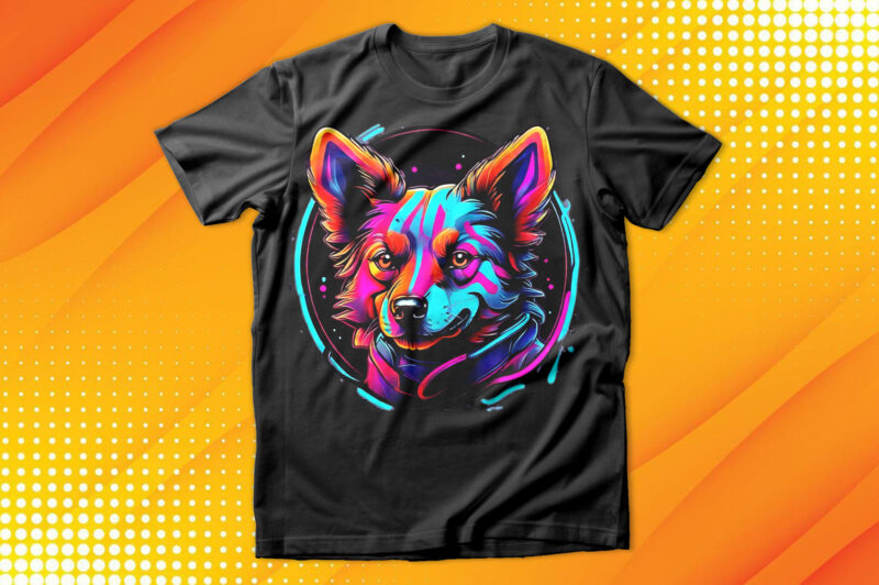 Neon Dog T-Shirt