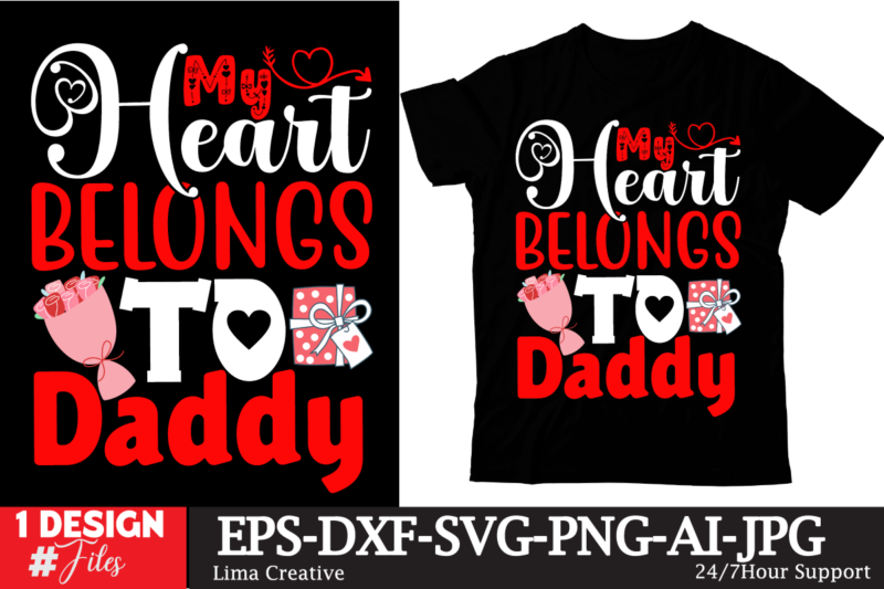 Valentine’s DSay T-shirt Design Bundle