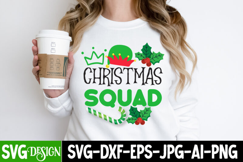 Christmas Squad T-Shirt Design, Christmas Squad SVG Design , Christmas T-Shirt Design Funny Christmas SVG Bundle, Christmas sign svg , Mer