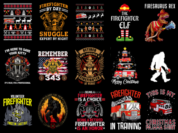 15 fireman shirt designs bundle for commercial use part 6, fireman t-shirt, fireman png file, fireman digital file, fireman gift, fireman do