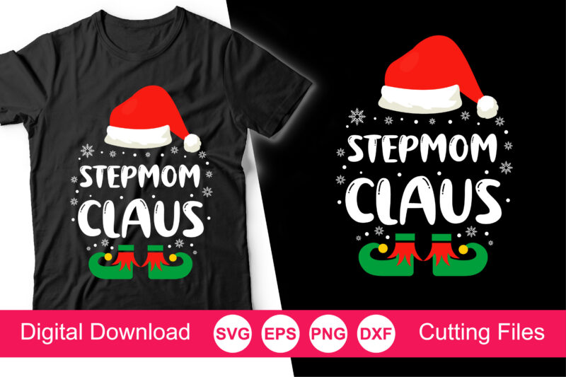 Claus Family Svg Bundle, matching family svg t-shirt, christmas svg, mama claus, daddy claus, auntie claus, nana claus, papa claus