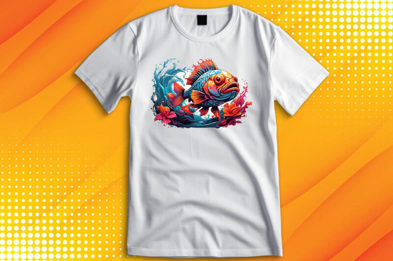 Big Fish Catching T-Shirt