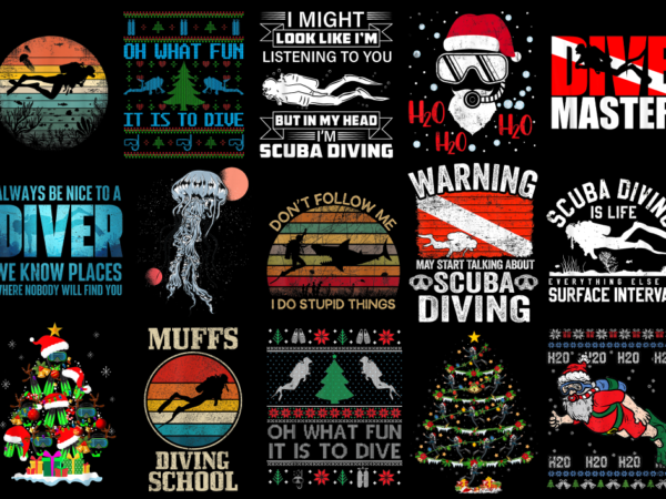 15 scuba shirt designs bundle for commercial use part 8, scuba t-shirt, scuba png file, scuba digital file, scuba gift, scuba download, scub