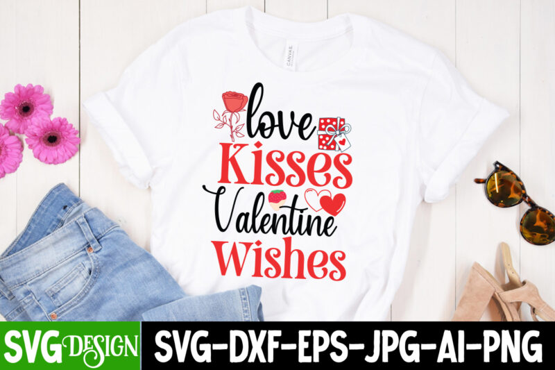 Valentine’s Day T-Shirt Design Bundle, Happy Valentine’s Day T-Shirt Design, Valentine SVG Bundle, Valentine’s Day Sublimation PNG, Love