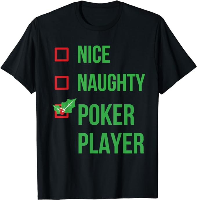 15 Poker Christmas Shirt Designs Bundle For Commercial Use Part 2 AMZ, Poker Christmas T-shirt, Poker Christmas png file, Poker Christmas di