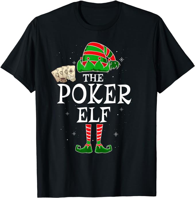 15 Poker Christmas Shirt Designs Bundle For Commercial Use Part 1 AMZ, Poker Christmas T-shirt, Poker Christmas png file, Poker Christmas di