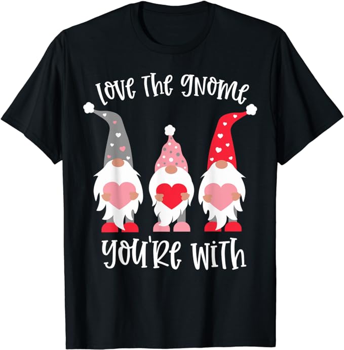15 VALENTINE GNOME Shirt Designs Bundle For Commercial Use Part 1, VALENTINE GNOME T-shirt, VALENTINE GNOME png file, VALENTINE GNOME digita