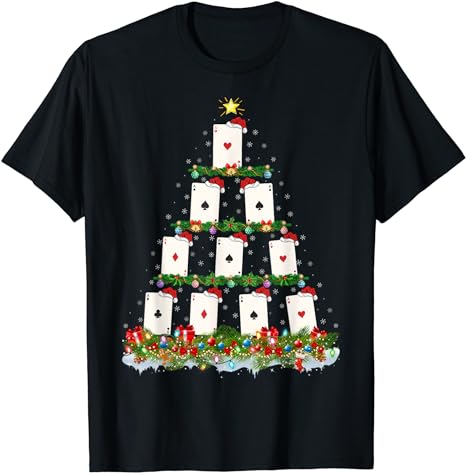 15 Poker Christmas Shirt Designs Bundle For Commercial Use Part 2 AMZ, Poker Christmas T-shirt, Poker Christmas png file, Poker Christmas di