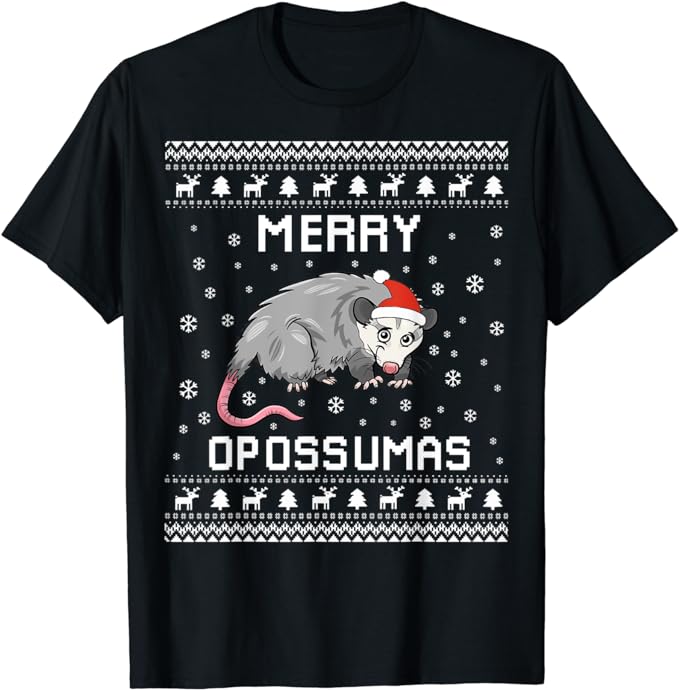 15 Opossum Christmas Shirt Designs Bundle For Commercial Use Part 2 AMZ, Opossum Christmas T-shirt, Opossum Christmas png file, Opossum Chri