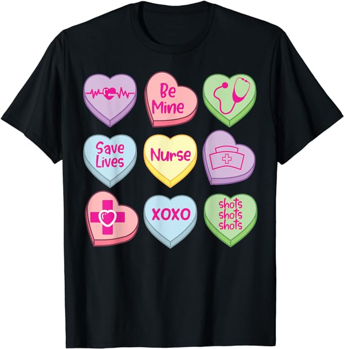 15 Nurse Valentine Shirt Designs Bundle For Commercial Use Part 6, Nurse Valentine T-shirt, Nurse Valentine png file, Nurse Valentine digita