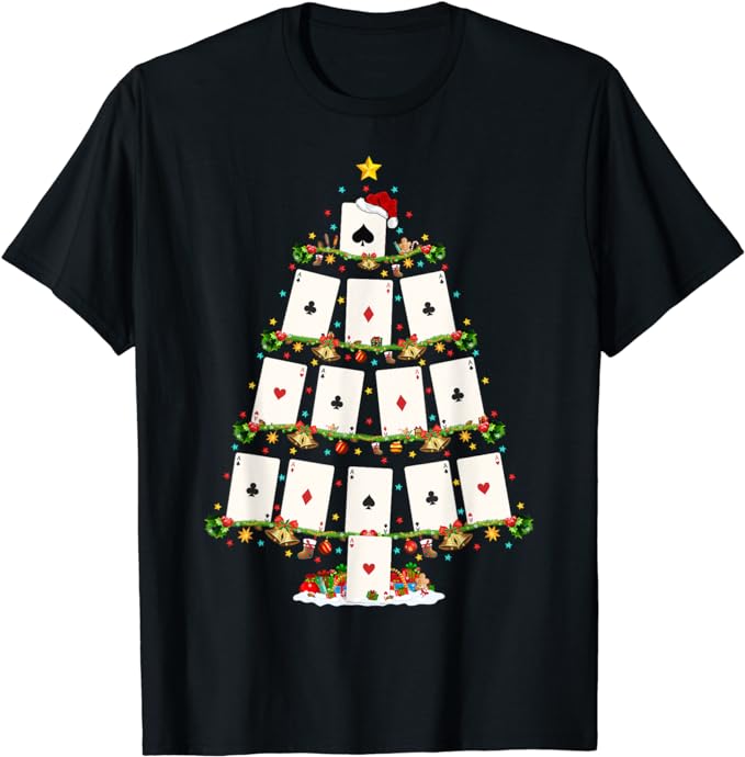 15 Poker Christmas Shirt Designs Bundle For Commercial Use Part 1 AMZ, Poker Christmas T-shirt, Poker Christmas png file, Poker Christmas di