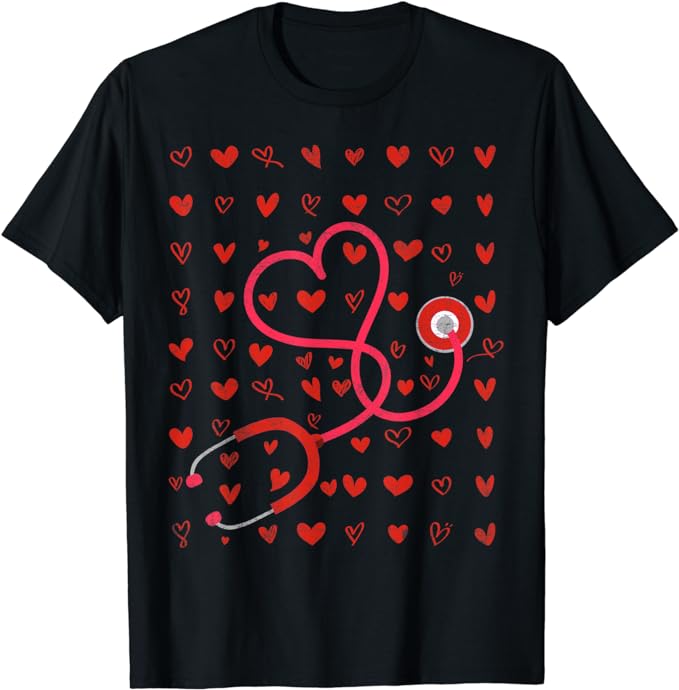 15 Nurse Valentine Shirt Designs Bundle For Commercial Use Part 8, Nurse Valentine T-shirt, Nurse Valentine png file, Nurse Valentine digita