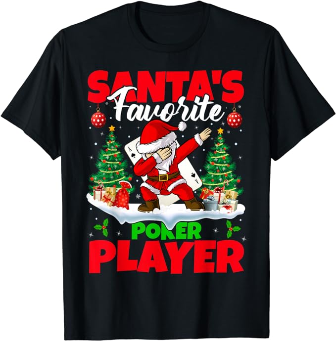 15 Poker Christmas Shirt Designs Bundle For Commercial Use Part 1 AMZ, Poker Christmas T-shirt, Poker Christmas png file, Poker Christmas di