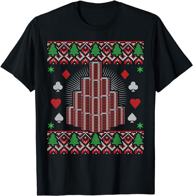 15 Poker Christmas Shirt Designs Bundle For Commercial Use Part 2 AMZ, Poker Christmas T-shirt, Poker Christmas png file, Poker Christmas di