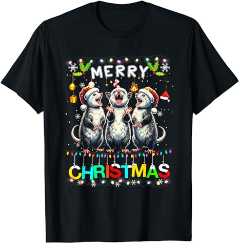 15 Opossum Christmas Shirt Designs Bundle For Commercial Use Part 2 AMZ, Opossum Christmas T-shirt, Opossum Christmas png file, Opossum Chri