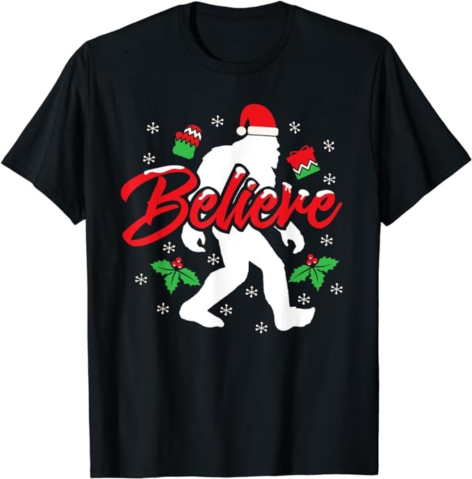 15 Bigfoot Christmas Shirt Designs Bundle For Commercial Use Part 2, Bigfoot Christmas T-shirt, Bigfoot Christmas png file, Bigfoot Christma