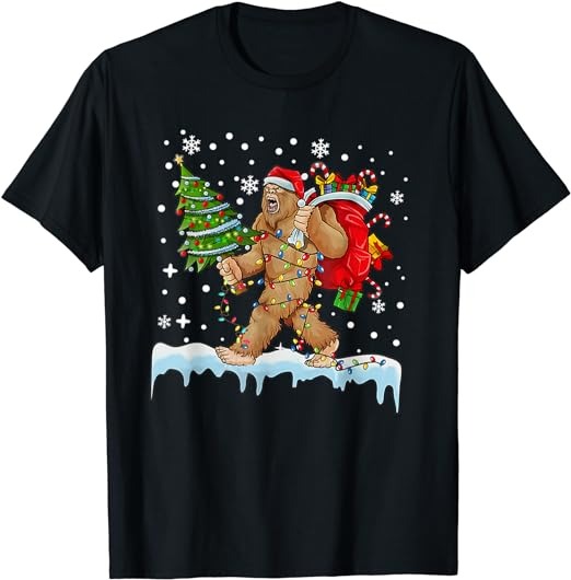 15 Bigfoot Christmas Shirt Designs Bundle For Commercial Use Part 2, Bigfoot Christmas T-shirt, Bigfoot Christmas png file, Bigfoot Christma