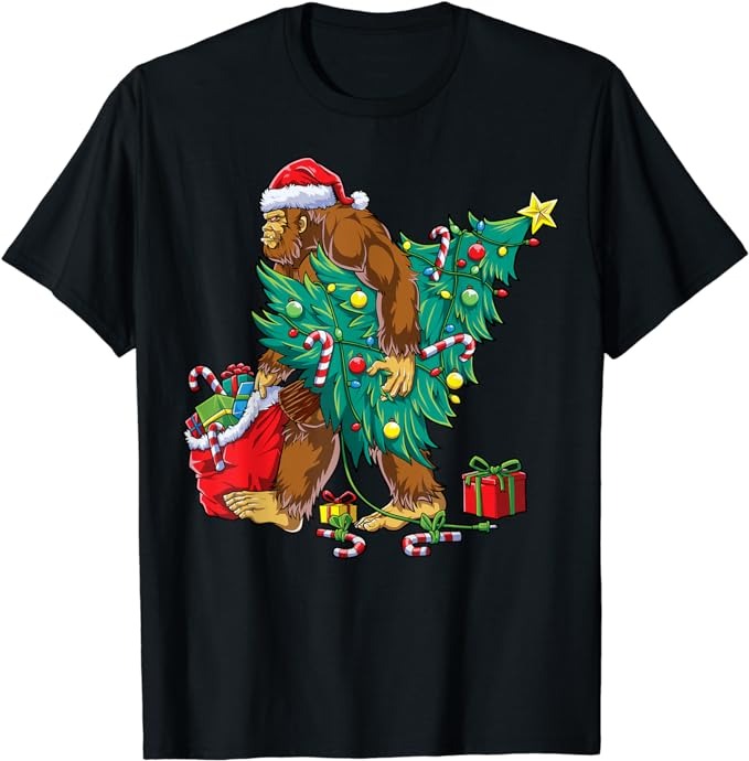 15 Bigfoot Christmas Shirt Designs Bundle For Commercial Use Part 2, Bigfoot Christmas T-shirt, Bigfoot Christmas png file, Bigfoot Christma