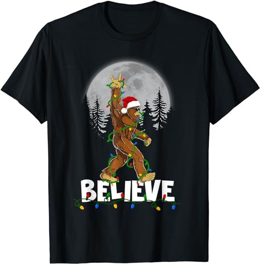 15 Bigfoot Christmas Shirt Designs Bundle For Commercial Use Part 2, Bigfoot Christmas T-shirt, Bigfoot Christmas png file, Bigfoot Christma