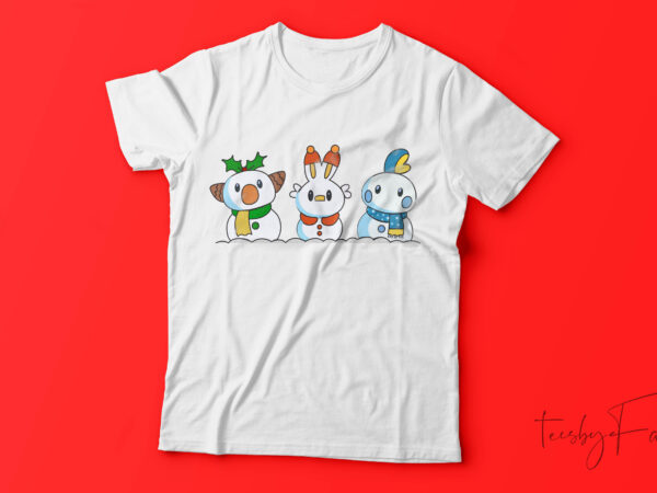 Cute cartoons| t-shirt design for sale