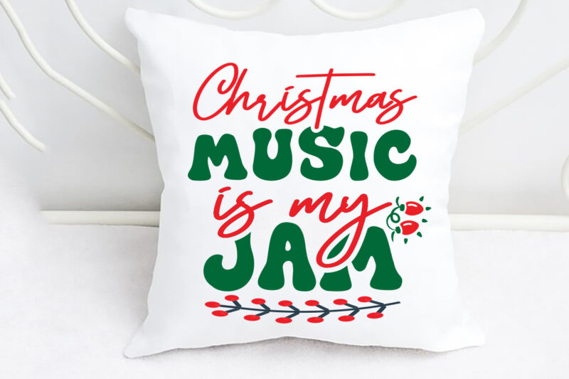 Christmas Music is My Jam svg christmas svg, merry christmas svg bundle, merry christmas saying svg t shirt template vector