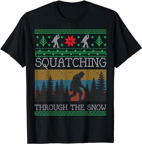 15 Bigfoot Christmas Shirt Designs Bundle For Commercial Use Part 4, Bigfoot Christmas T-shirt, Bigfoot Christmas png file, Bigfoot Christma