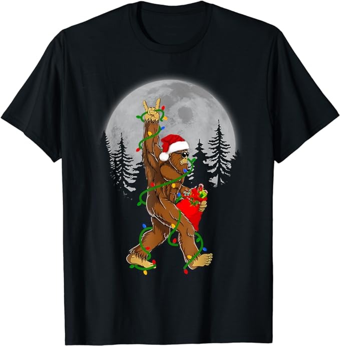 15 Bigfoot Christmas Shirt Designs Bundle For Commercial Use Part 4, Bigfoot Christmas T-shirt, Bigfoot Christmas png file, Bigfoot Christma