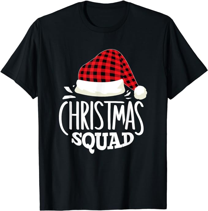 Christmas Squad Family Group Matching Christmas Pajama Party T-Shirt