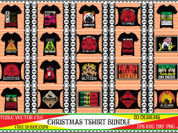 Christmas tshirt bundle