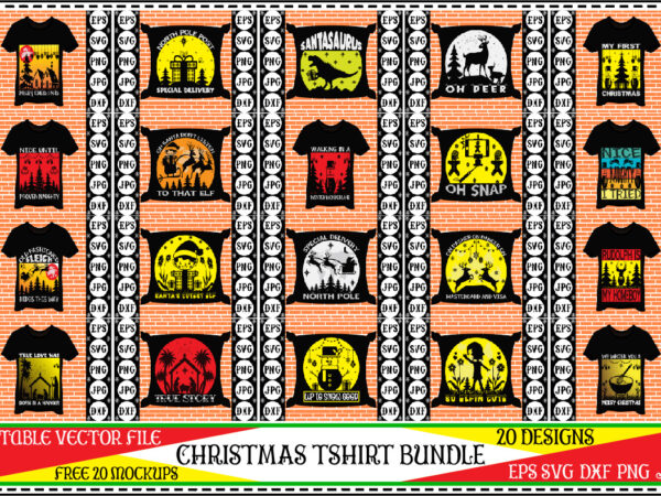 Christmas tshirt bundle